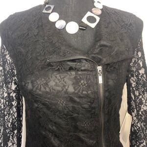 Mac + Jac Anthropologie woman’s zip up jacket NWT